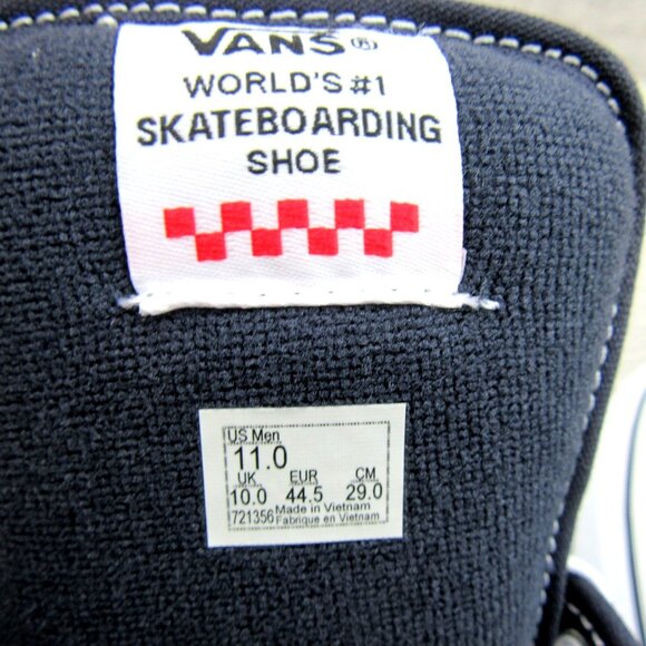 Vans Skate Chukka Low Shoe Dark Navy Blue Mens Size 11 NEW - Picture 11 of 15